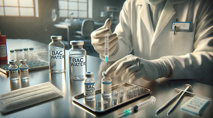 Anwendung von Bac Water bei Peptiden