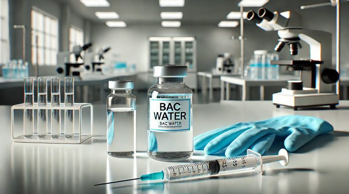 Gebruik van Bac Water bij peptiden