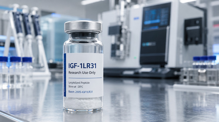 Dosering av IGF-1LR31 peptid – endast för forskningsprotokoll