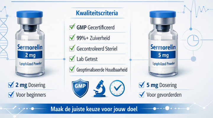 Waarop letten bij het online kopen van Sermorelin in Nederland